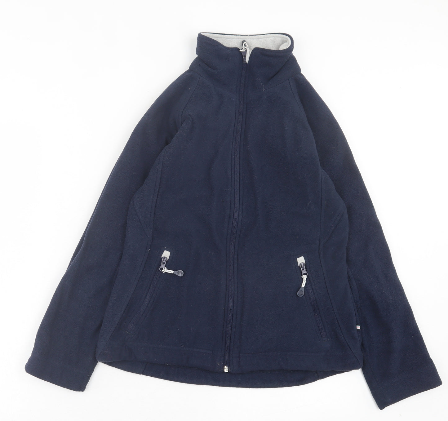 Nautica Womens Blue Jacket Size 8 Zip
