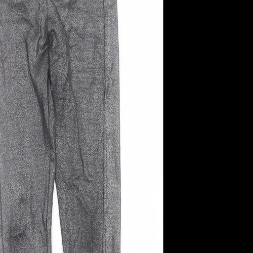 H&M Girls Grey Polyester Capri Trousers Size 12-13 Years Regular Pullover
