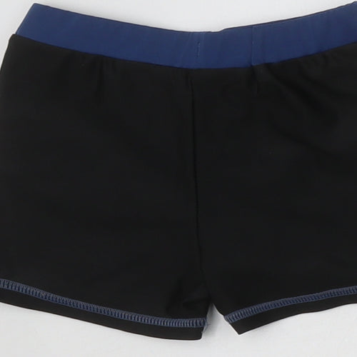 Batman Boys Black Nylon Sweat Shorts Size 4-5 Years Regular - Swim Shorts