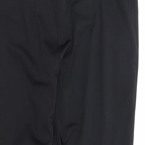 FOREVER 21 Womens Black Polyester Cropped Leggings Size S L19 in Regular Pullover