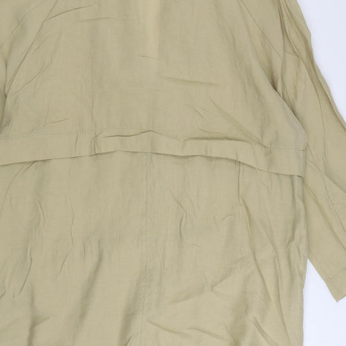 H&M Mens Beige Jacket Size L Button