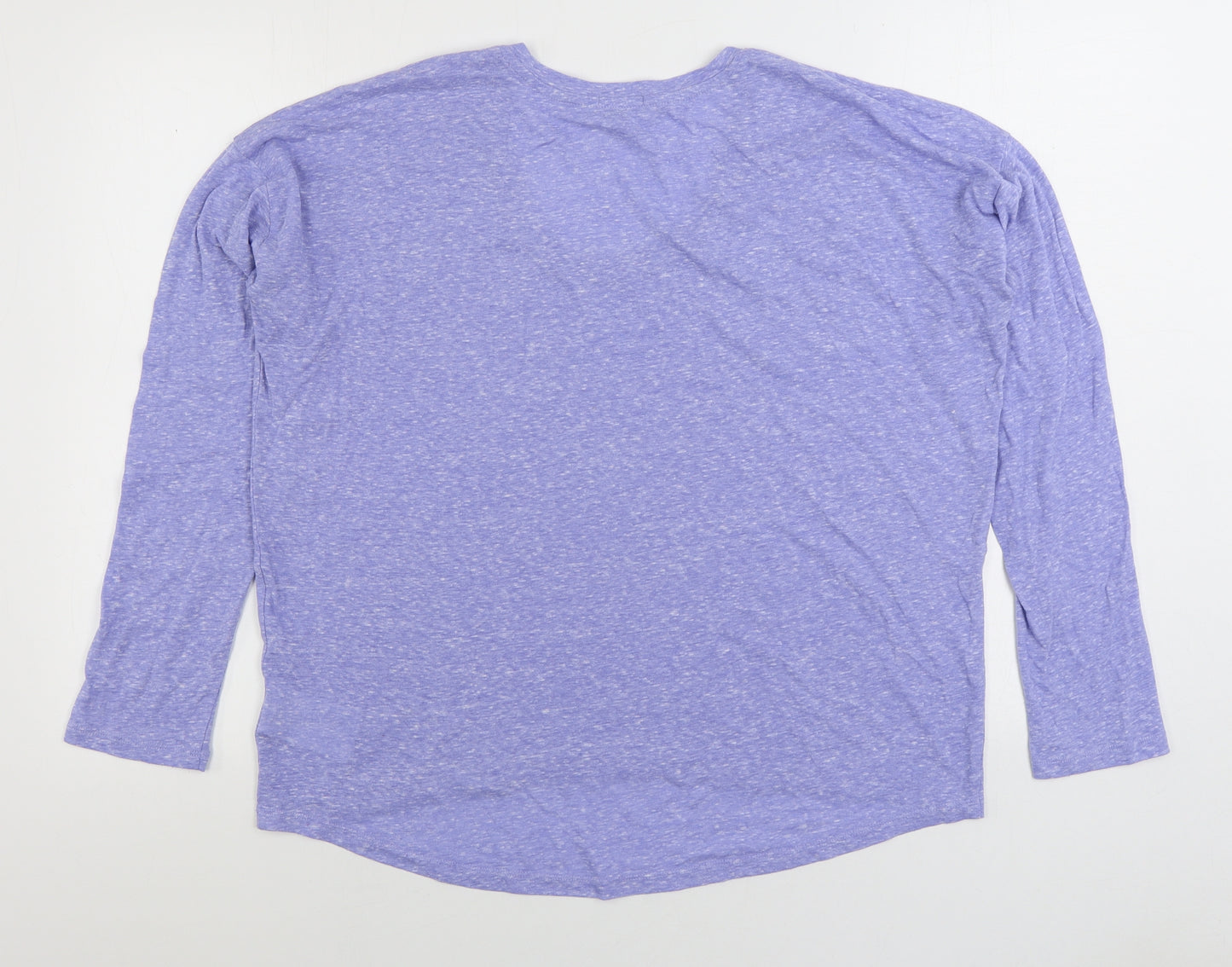 Gap Mens Blue Cotton T-Shirt Size M Round Neck