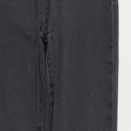 Sportsgirl Womens Black Cotton Skinny Jeans Size 8 L28 in Regular Zip