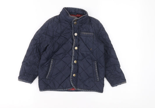 NEXT Boys Blue Jacket Size 3 Years Button