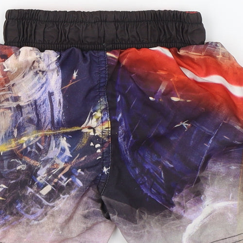 Star Wars Boys Multicoloured Polyester Sweat Shorts Size 3 Years Regular Drawstring - Swim Shorts