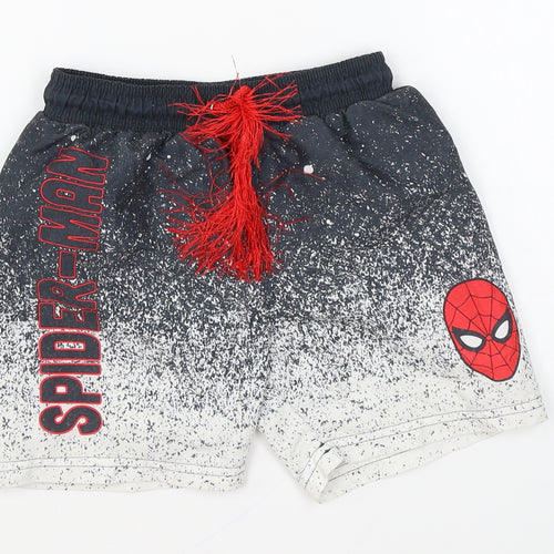 Primark Boys Multicoloured Polyester Sweat Shorts Size 5-6 Years Regular Drawstring - Spiderman Swim Shorts