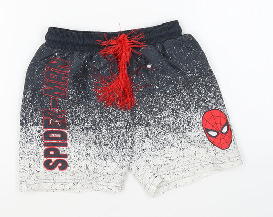 Primark Boys Multicoloured Polyester Sweat Shorts Size 5-6 Years Regular Drawstring - Spiderman Swim Shorts