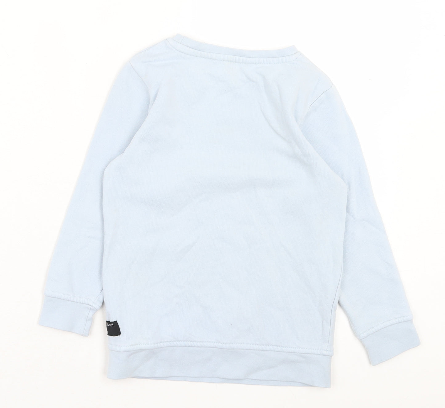 George Boys Blue Cotton Pullover Sweatshirt Size 4-5 Years Pullover - Sunset Island