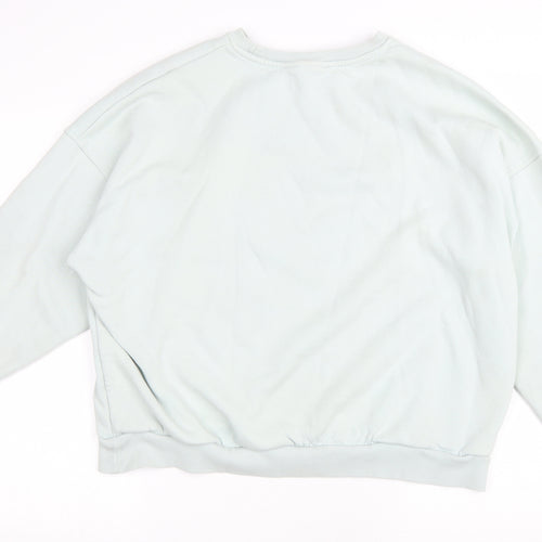 Primark Mens Green Cotton Pullover Sweatshirt Size M - Wisconsin