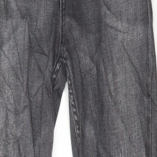 TU Girls Grey Cotton Skinny Jeans Size 11 Years Regular Button