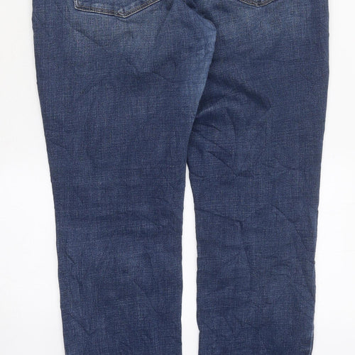 Lee Mens Blue Cotton Skinny Jeans Size S L35 in Slim Zip