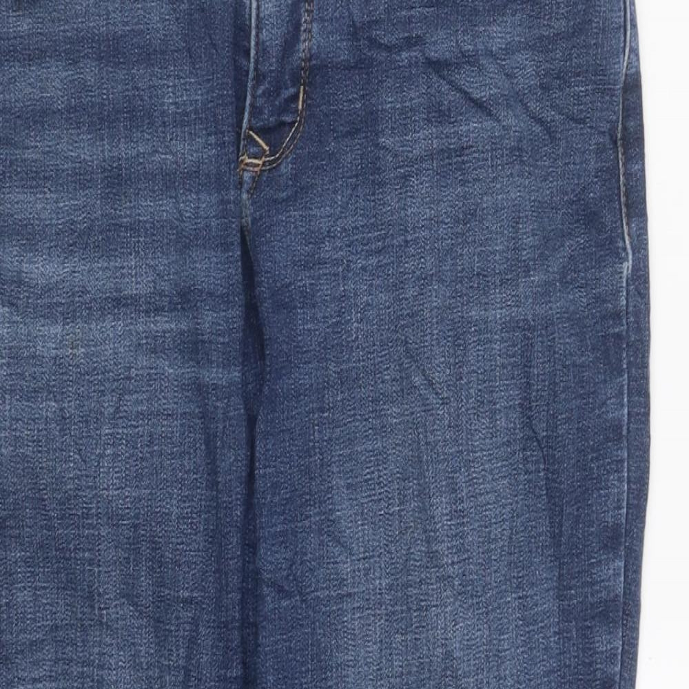 Lee Mens Blue Cotton Skinny Jeans Size S L35 in Slim Zip