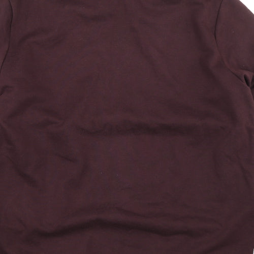 F&F Mens Brown Cotton Pullover Sweatshirt Size L
