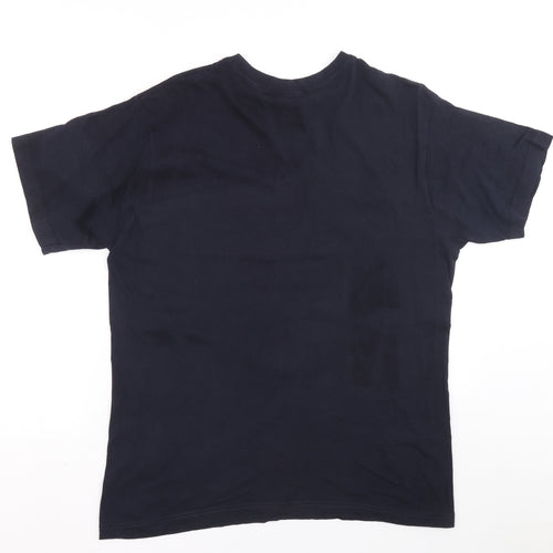 Planet 2000 Mens Blue Cotton T-Shirt Size XL Crew Neck - Ibiza