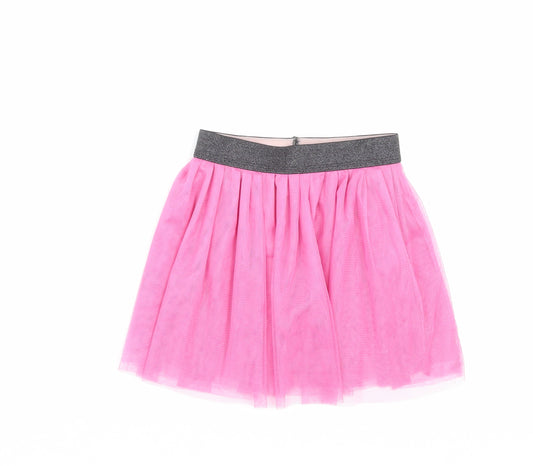 Primark Girls Pink Polyester Skater Skirt Size 3-4 Years Regular Pull On - Peppa Pig