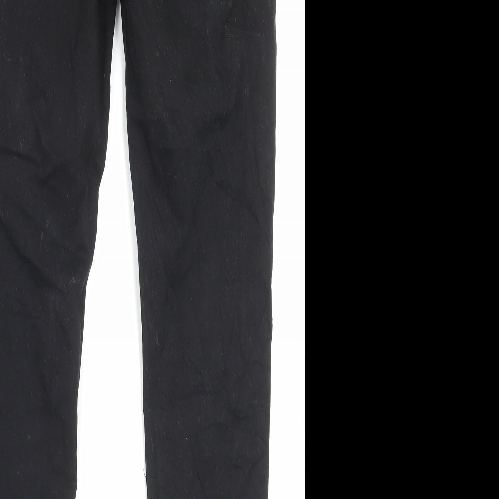 Forever New Womens Black Cotton Skinny Jeans Size 12 L28 in Regular Button