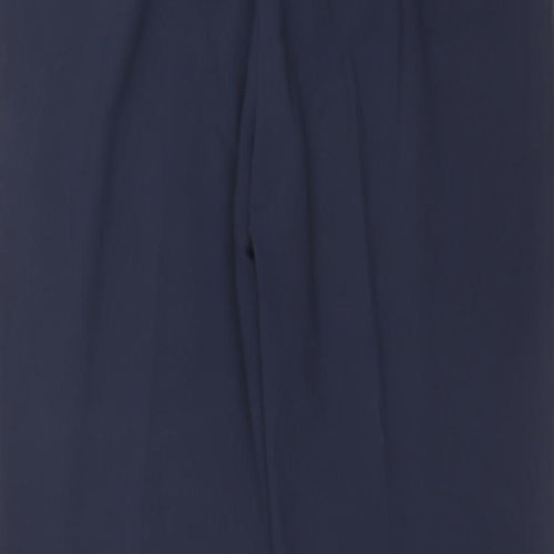 Steilmann Womens Blue Polyester Dress Pants Trousers Size 16 L28 in Regular Zip