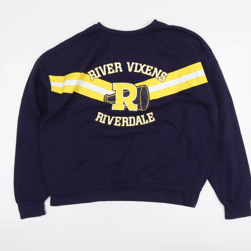 Riverdale Womens Blue Polyester Pullover Sweatshirt Size L Pullover - River Vixens