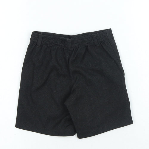 George Boys Grey Polyester Chino Shorts Size 3-4 Years Regular Zip