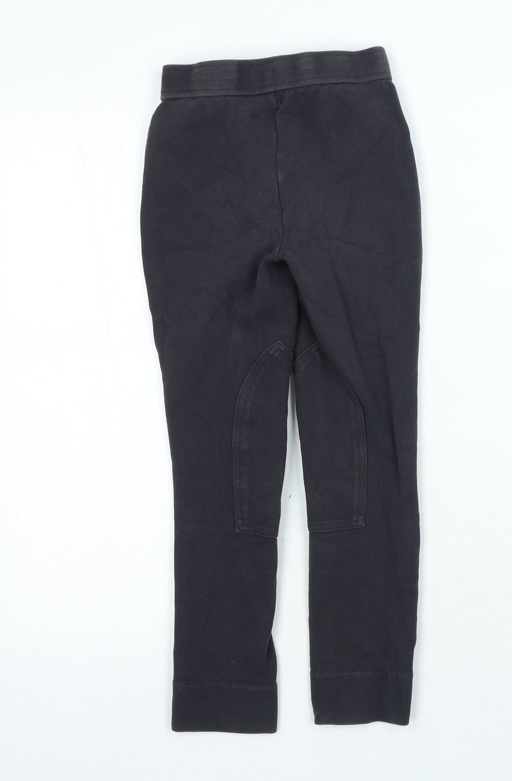 Saxon Girls Grey Cotton Jegging Trousers Size S Regular Zip