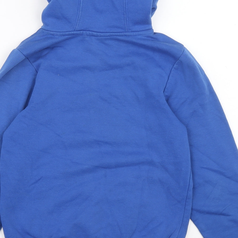 Slazenger Boys Blue Polyester Pullover Hoodie Size 11-12 Years Pullover - logo