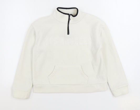 Primark Girls White Polyester Pullover Sweatshirt Size 11-12 Years Pullover - Los Angeles