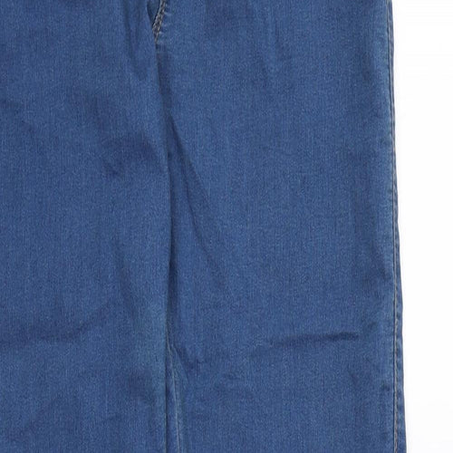 Denim & Co. Womens Blue Polyester Jegging Leggings Size 8 L29 in