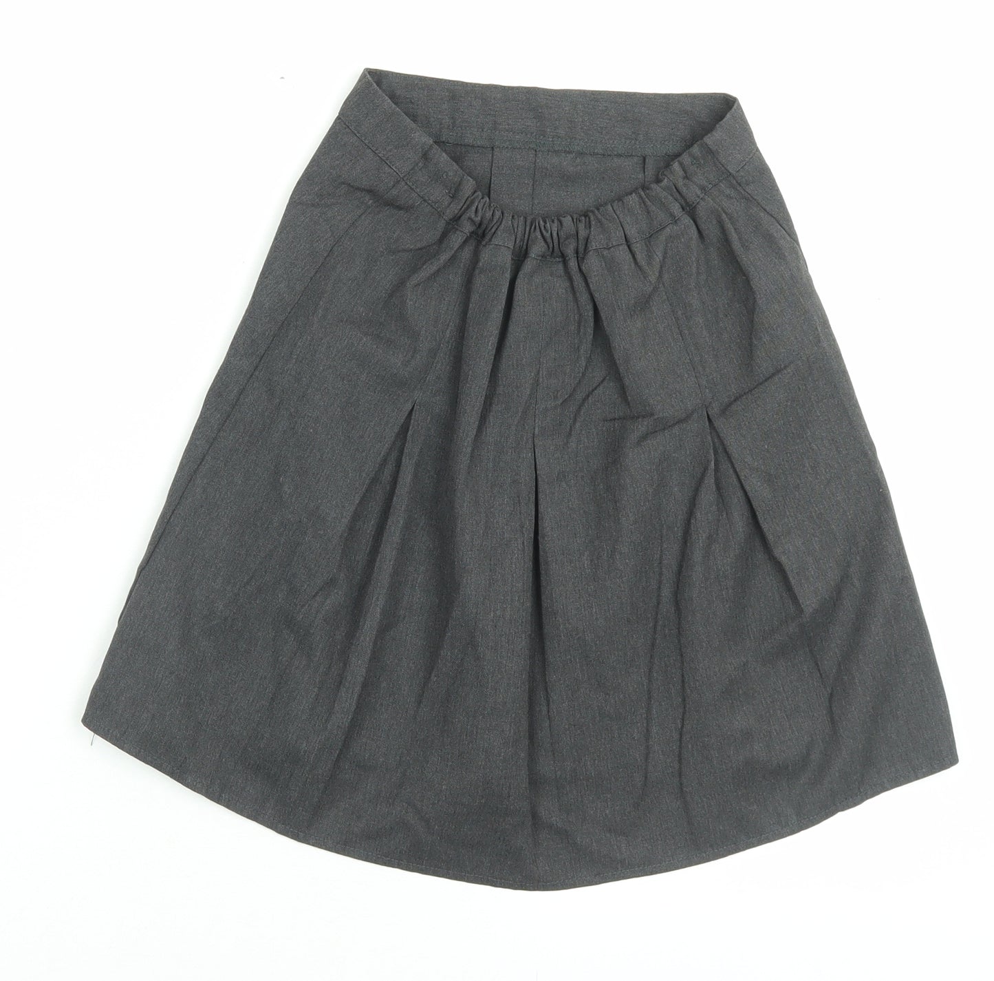 George Girls Grey Polyester A-Line Skirt Size 7-8 Years Regular Pull On