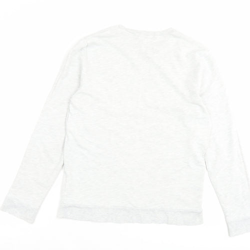 Topman Mens Grey Cotton Pullover Sweatshirt Size M