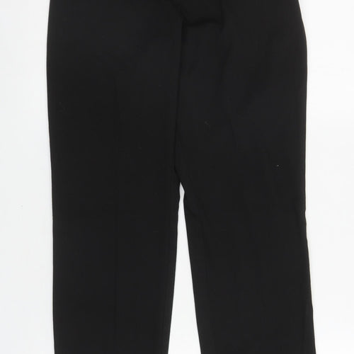 George Boys Black Polyester Dress Pants Trousers Size 14-15 Years L30 in Regular Zip