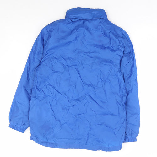 Stanno Boys Blue Windbreaker Jacket Size 12 Years Zip