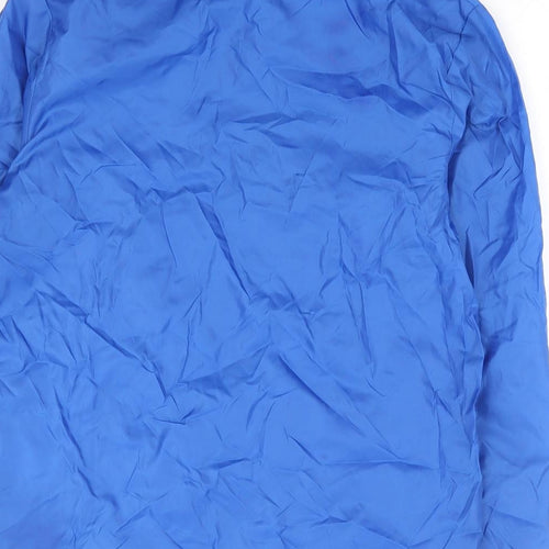 Stanno Boys Blue Windbreaker Jacket Size 12 Years Zip