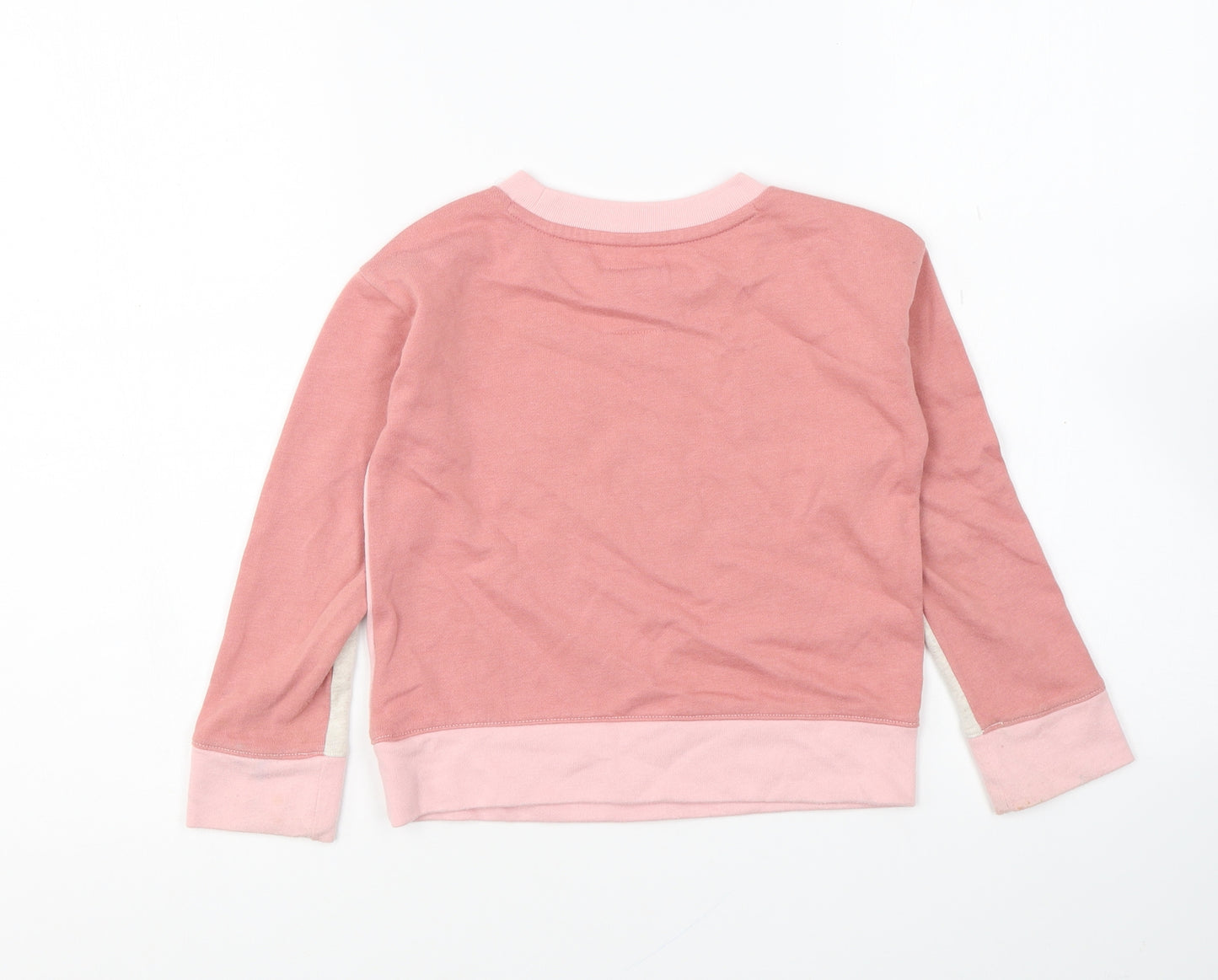 Gap Girls Pink Cotton Pullover Sweatshirt Size 4-5 Years Pullover - You Are Magic