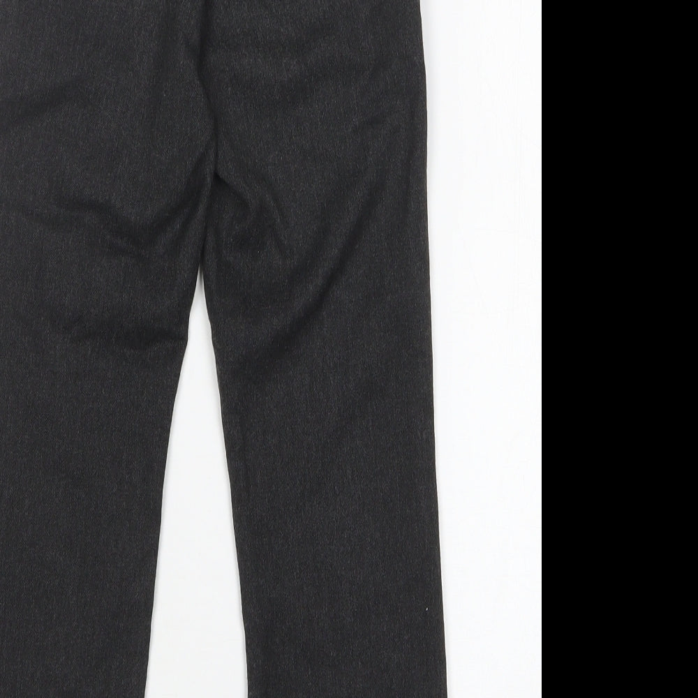 George Boys Grey Polyester Dress Pants Trousers Size 5-6 Years Regular Zip