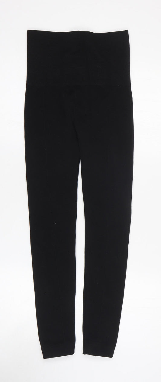 Hollywood Womens Black Polyester Jogger Leggings Size S L25 in