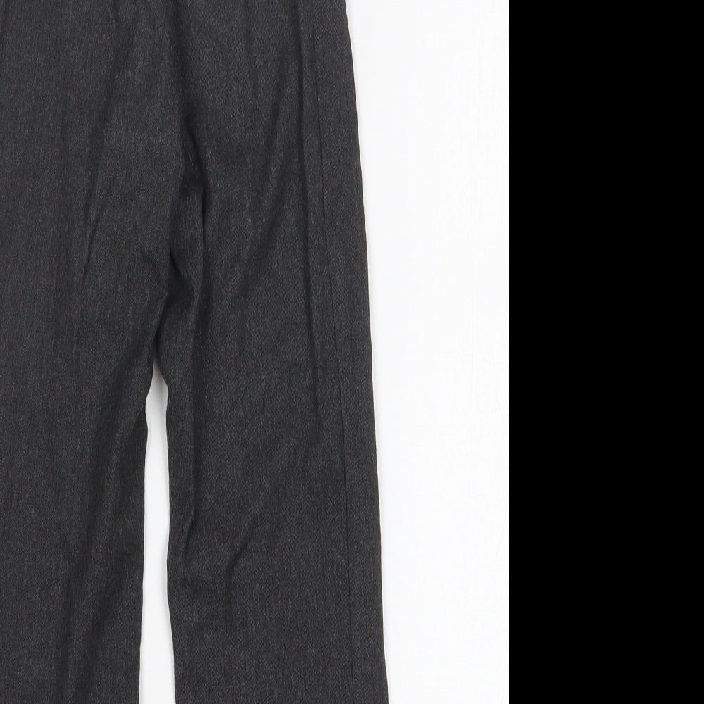 George Boys Grey Polyester Dress Pants Trousers Size 4-5 Years Regular Zip