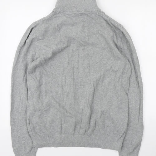 Matalan Mens Grey Cotton Pullover Sweatshirt Size L