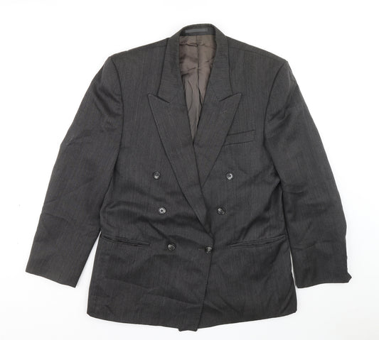 Burton Mens Grey Jacket Blazer Size 40 Button