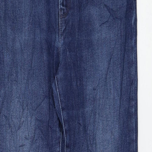 Wrangler Womens Blue Cotton Skinny Jeans Size 30 in L32 in Regular Zip