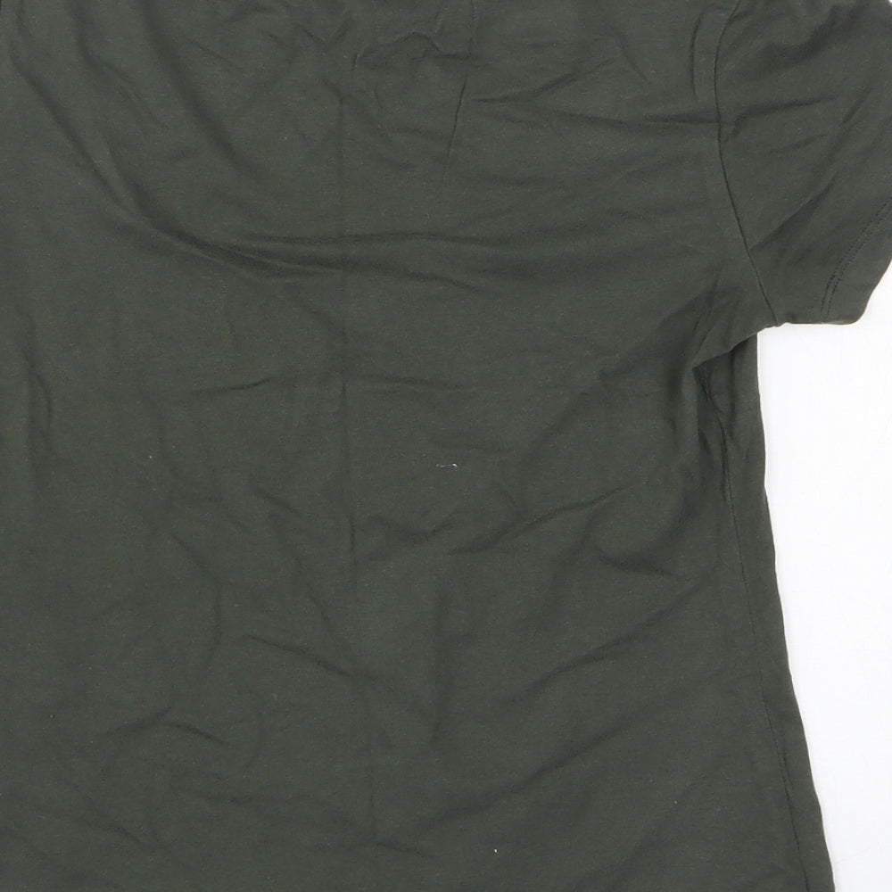 Timbuk2 Mens Green Cotton T-Shirt Size M Round Neck