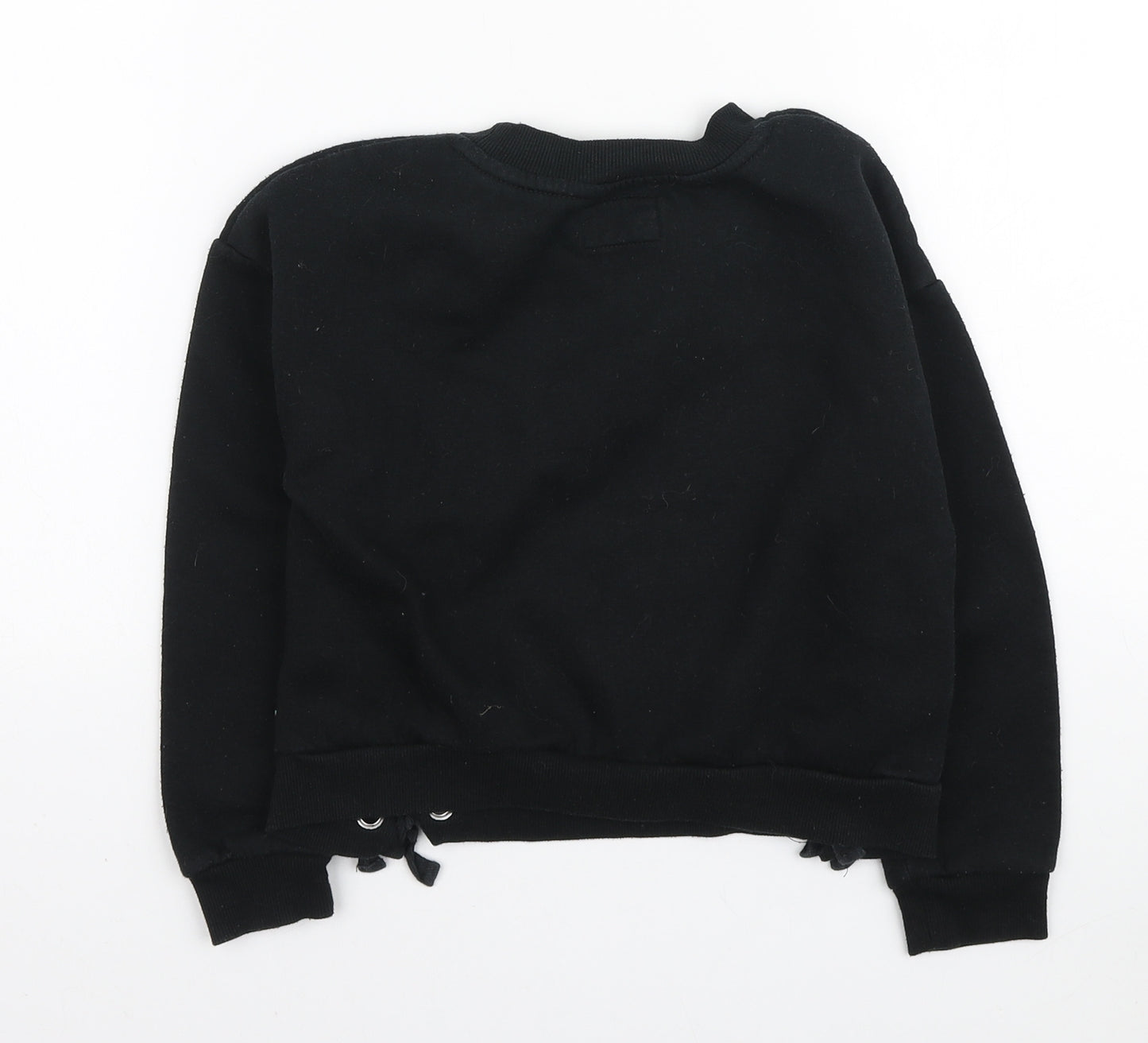 Primark Girls Black Polyester Pullover Sweatshirt Size 8-9 Years Pullover - #UNLIMITED
