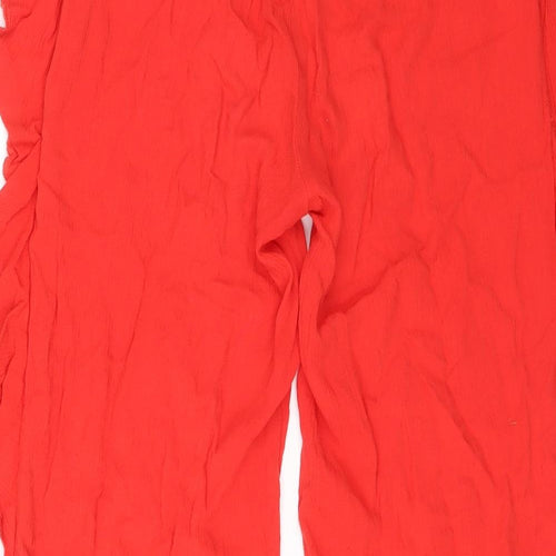 LC Waikiki Girls Red Polyester Bloomer Trousers Size 9-10 Years Regular Pullover