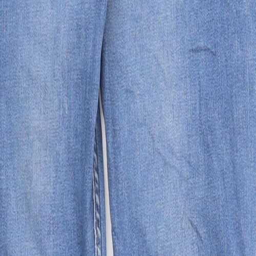 Preworn Girls Blue 100% Cotton Skinny Jeans Size 13 Years Regular Zip