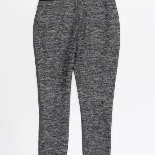 NEXT Girls Grey Polyester Jogger Trousers Size 4 Years Regular Pullover