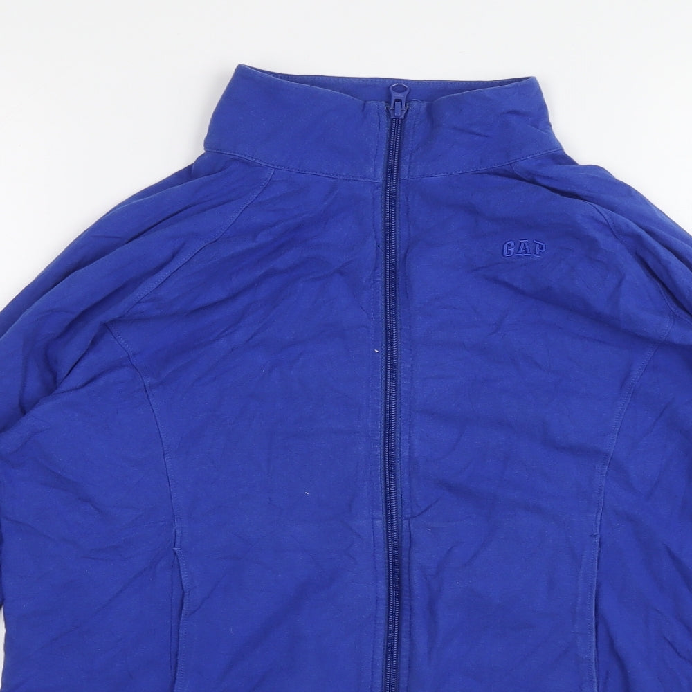 Gap Mens Blue Cotton Full Zip Sweatshirt Size L