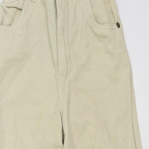 Adams Boys Beige Cotton Chino Trousers Size 4 Years Regular Button