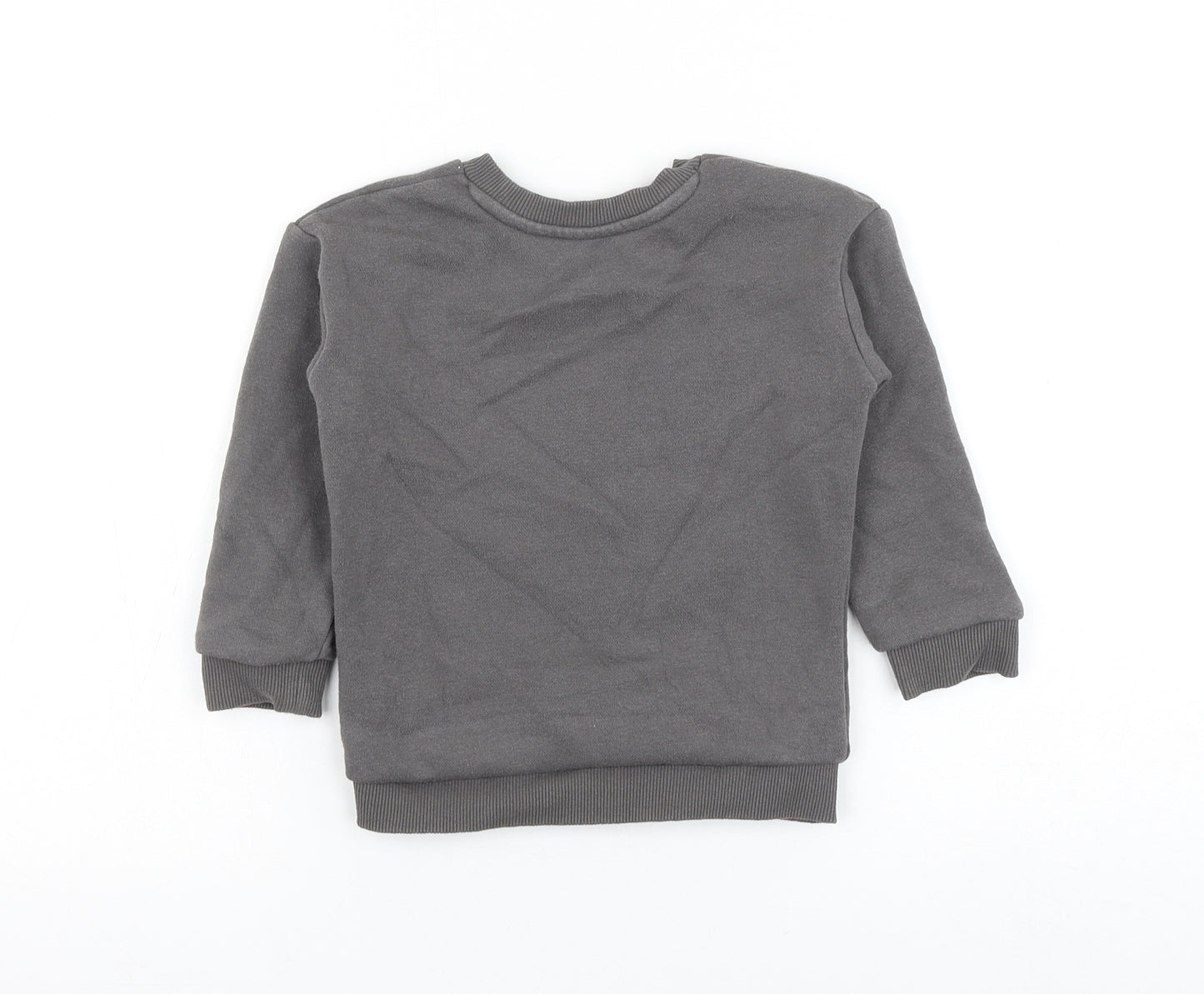 Primark Boys Grey Cotton Pullover Sweatshirt Size 2-3 Years Pullover - Batman