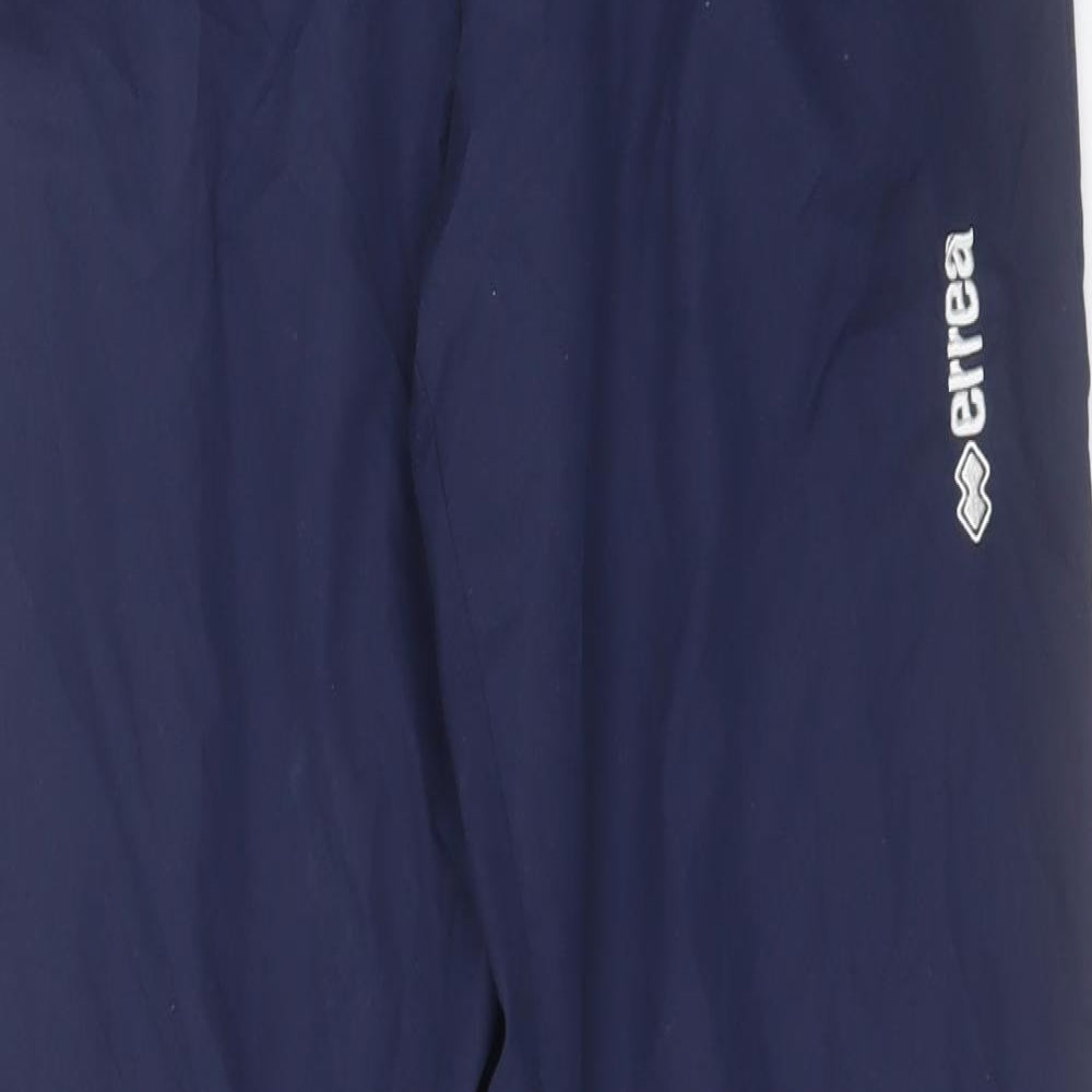 ERREA Mens Blue Polyester Jogger Trousers Size S L30 in Regular