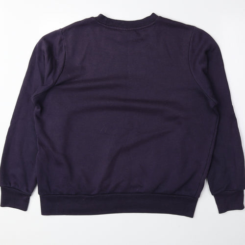 Slazenger Mens Purple Polyester Pullover Sweatshirt Size S