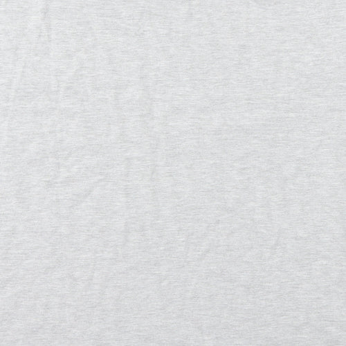 Liverpool FC Mens Grey Cotton T-Shirt Size M Round Neck - Stars